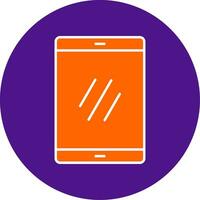 Smartphone Line Filled Circle Icon vector