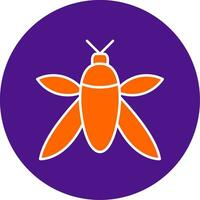 Insect Line Filled Circle Icon vector