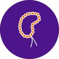 Bedug Line Filled Circle Icon vector