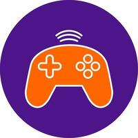 Controller Line Filled Circle Icon vector