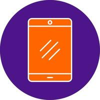 Smartphone Line Filled Circle Icon vector