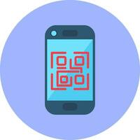 icono de vector de código qr