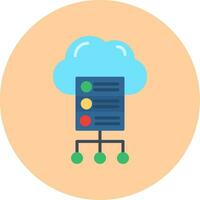 Cloud Server Vector Icon