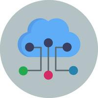 Cloud Configuration Vector Icon