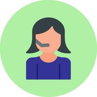 Customer Service Agent Vector Icon