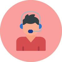 Call Center Agent Vector Icon