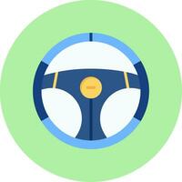 Steering Wheel Vector Icon