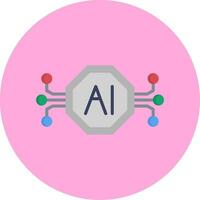 Artificial Intelligence Vector Icon
