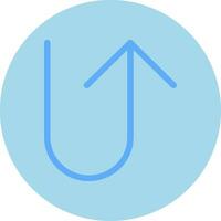 U Turn Vector Icon