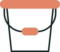 Water Bucket Vector Icon