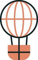 Hot Air Balloon Vector Icon