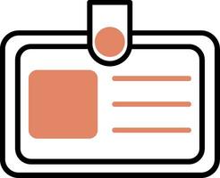 Identification Card Vector Icon