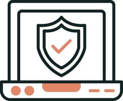 icono de vector de seguridad