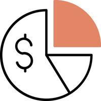 Pie Chart Vector Icon