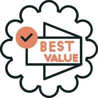 Best Value Vector Icon