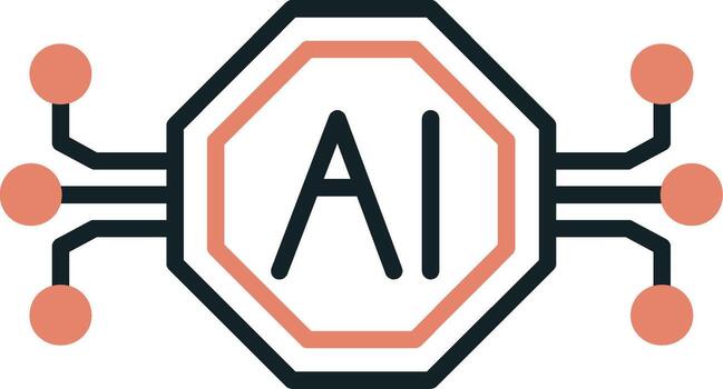 Artificial Intelligence Vector Icon