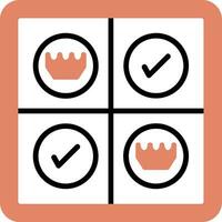 Checkers Vector Icon