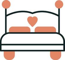 Double Bed Vector Icon