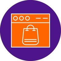 line filled icon vector