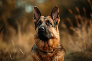 ai generado nacional perrito día hermosa perro foto