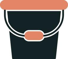 Water Bucket Vector Icon