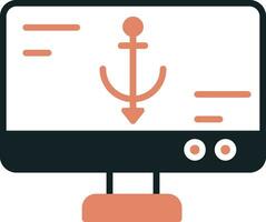 Anchor Text Vector Icon