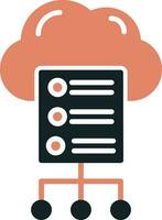 Cloud Server Vector Icon