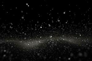 AI generated Dust particles Abstract particle background photo