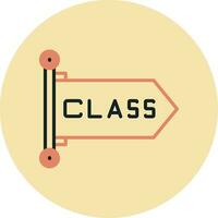 icono de vector de clase