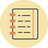 Notebook Vector Icon