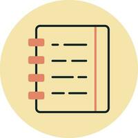 Notebook Vector Icon