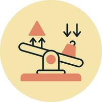 Seesaw Vector Icon