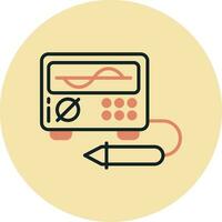 Oscilloscope Vector Icon