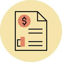 Paper Bills Vector Icon