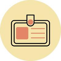 Identification Card Vector Icon