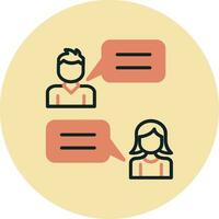 Conversation Vector Icon