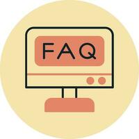 Faq Vector Icon