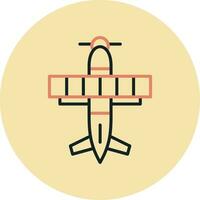 Biplane Vector Icon