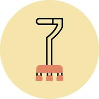 Walking Stick Vector Icon