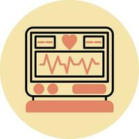 Electrocardiogram Vector Icon