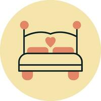 Double Bed Vector Icon