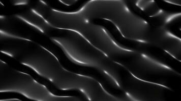Metallic liquid with ripple lines on surface. Design. Rotating background with liquid texture and ripples on surface. Lines of liquid ripples stretch and rotate photo
