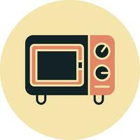 Microwave Oven Vector Icon