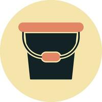 Water Bucket Vector Icon