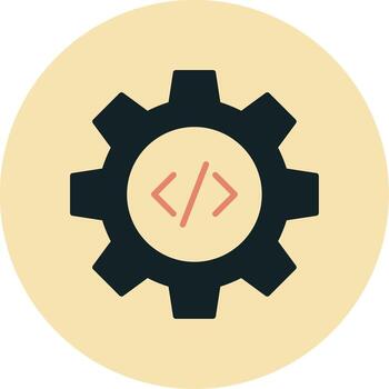 icono de vector de codificación