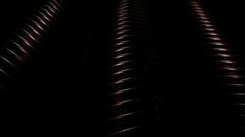 Dark background. Design.Red rings in animation slowly moving forward. photo