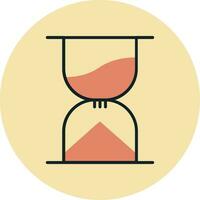 icono de vector de reloj de arena