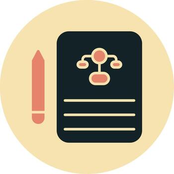 icono de vector de plan