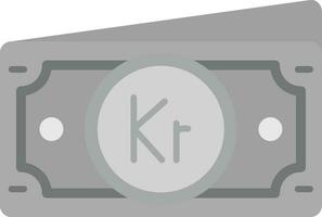 Krone Grey scale Icon vector