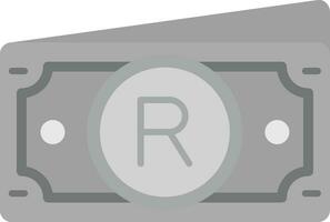 Rand Grey scale Icon vector